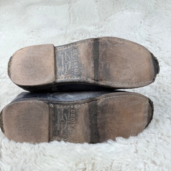 Bed Stu Spunky Women's Fashion Vintage Motorcycle Boots Black Leather Size 8.5 - Picture 6 of 9